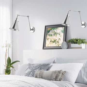 Rover 7" Adjustable Arm Metal LED Wall Sconce - JONATHAN Y